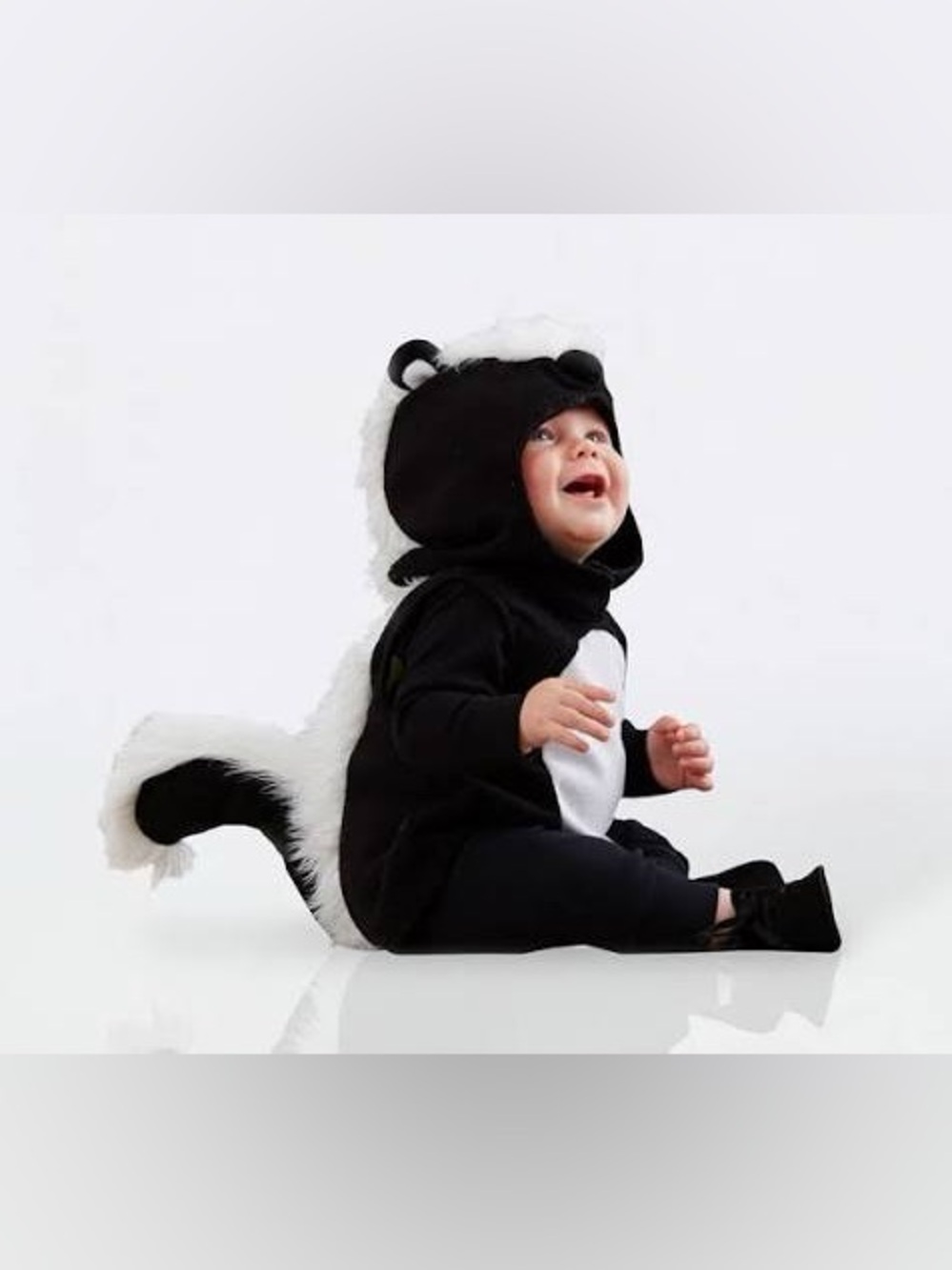 Pottery Barn Kids Baby Skunk Halloween Costume 0–6M